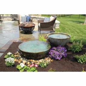 Aquascape Spillway Bowl and Basin Landscape Fountain Kit