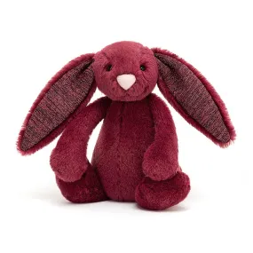 Jellycat | Bashful Bunny - Sparkly Cassis (Small)