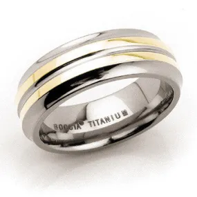 0113-01 Boccia Titanium Ring