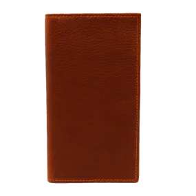 3D Men's Pebbled Brown Leather Rodeo Wallet DWCW142