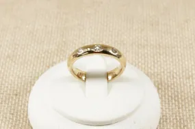 9ct Gold Diamond Band Ring