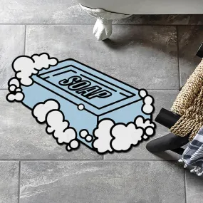 Anti Slip Soap Funny Diatom Rug