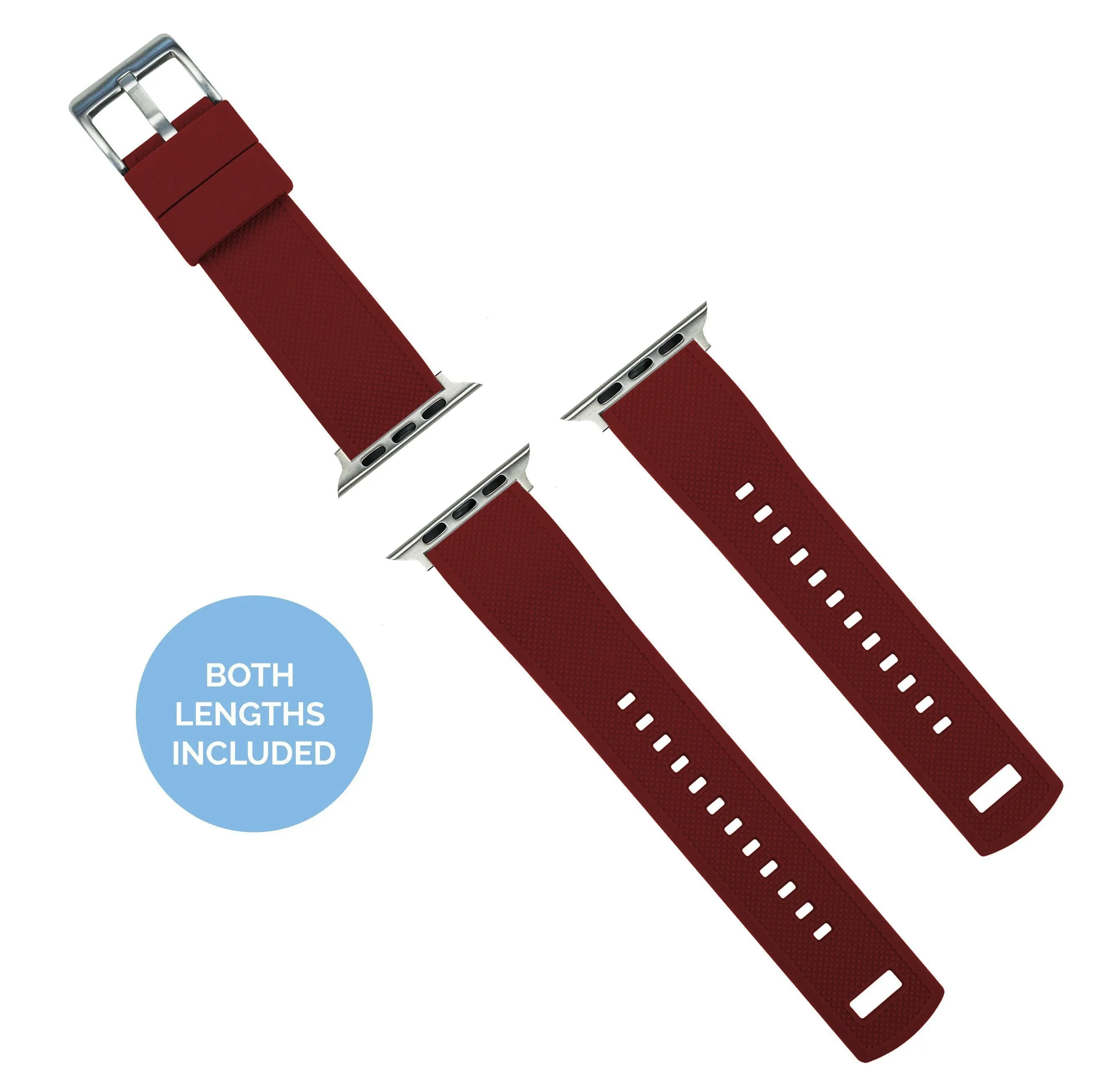 Apple Watch Elite Silicone Crimson Red Watch Band