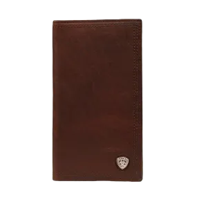 Ariat Dark Copper Bi-fold Rodeo Wallet w/ Small Shield Logo A35118283