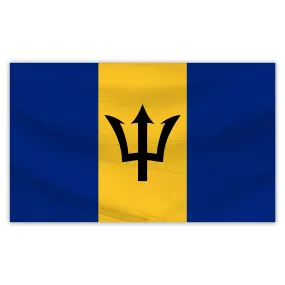 BARBADOS 5FT FLAG