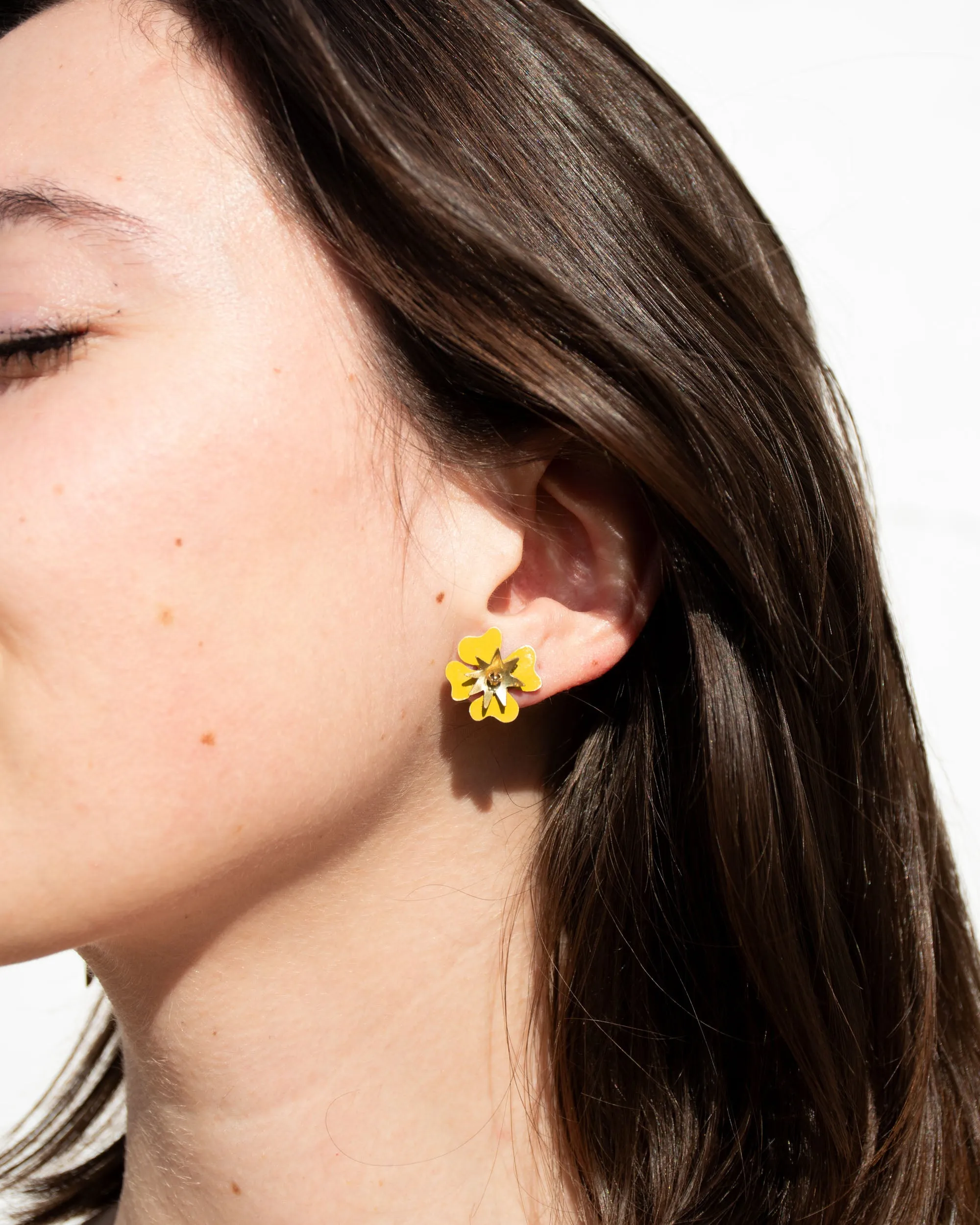 Blooming small earrings