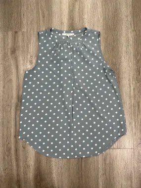 Blouse Sleeveless By Fun 2 Fun In Polkadot Pattern, Size: S