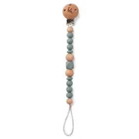 BooginHead Silicone & Wood Beaded Paci Clip