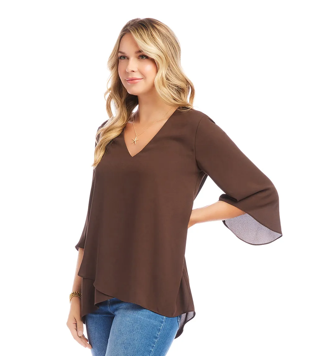 Bracelet Sleeve Asymmetric Top