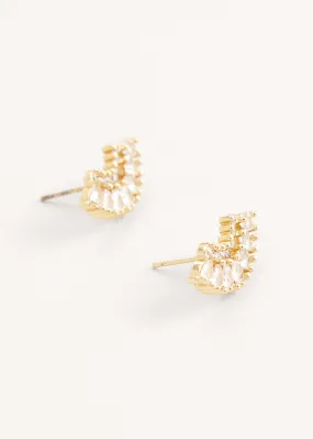 DIANNE DIAMANTE FAN EARRINGS