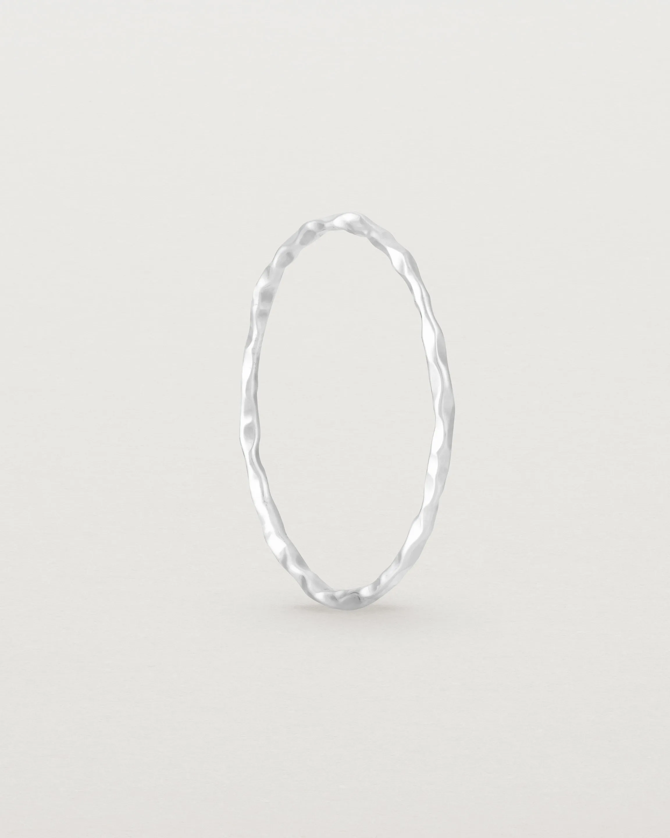 Fine Faceted Stacking Ring