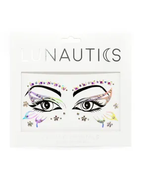 iHR x Lunautics Dreamy Eyed Rhinestone Iridescent Holo Face Jewels