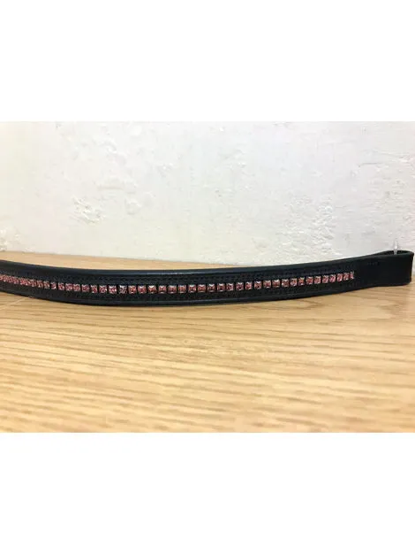 Jeffries Pink Crystal Sparkly Browband