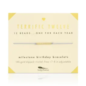 Milestone Birthday Bracelet - Terrific Twelve