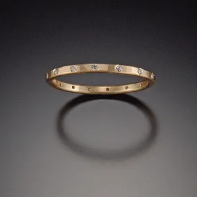 Narrow Band with Eternity Diamonds