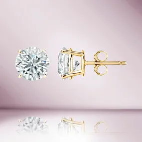 Round Diamond 0.35-1.00 ct. Studs Earrings in 14K Gold