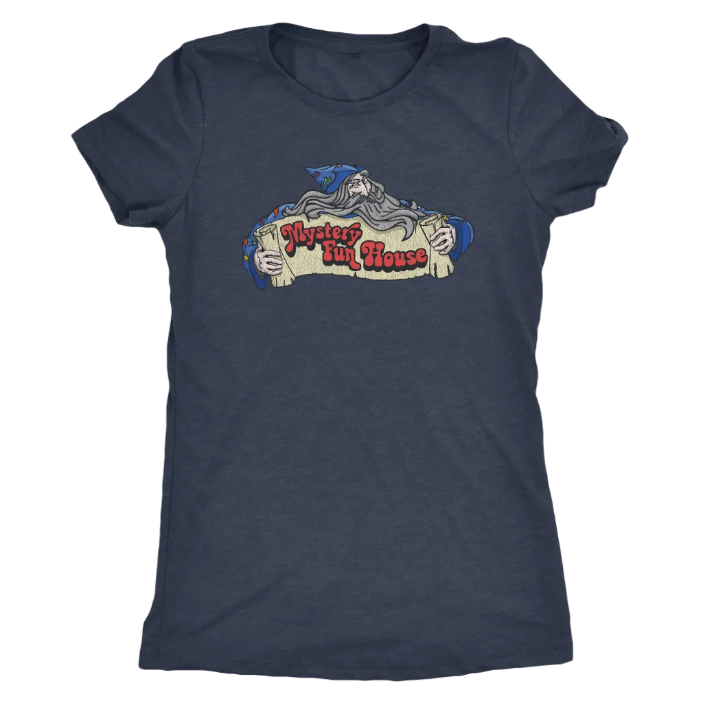 The Mystery Fun House "New School Wizard" Women's Tri-blend Tee