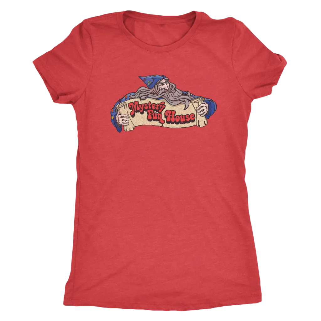 The Mystery Fun House "New School Wizard" Women's Tri-blend Tee