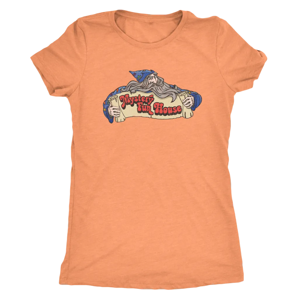 The Mystery Fun House "New School Wizard" Women's Tri-blend Tee